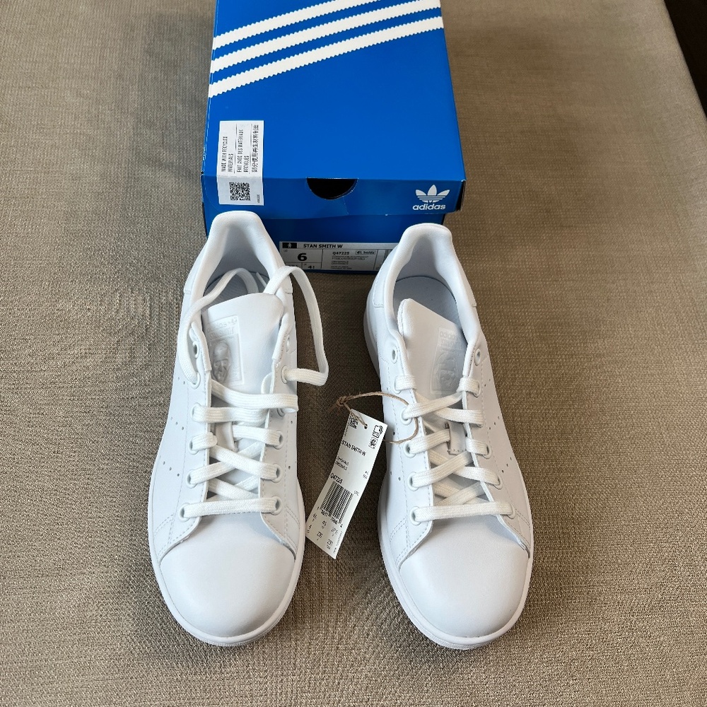 Adidas Originals Stan Smith Primegreen Cloud White Womens Casual Shoes Q47225